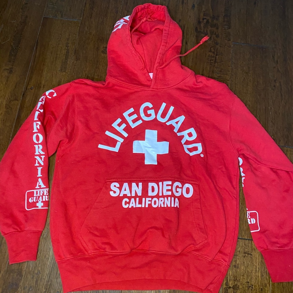 Red Lifeguard Sweatshirt